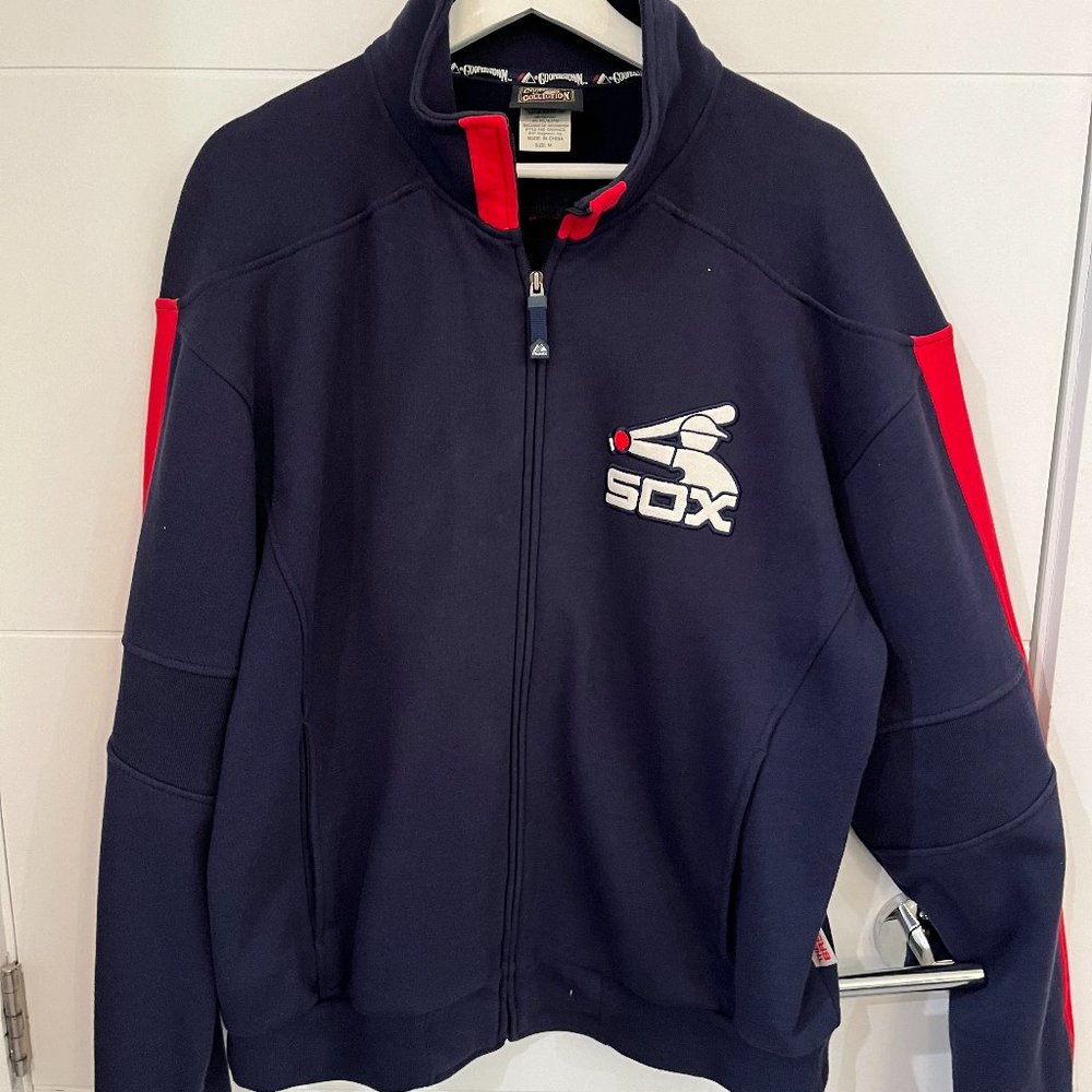 Chicago White Sox Cooperstown Collection Zip Up Sweatshirt Jacket